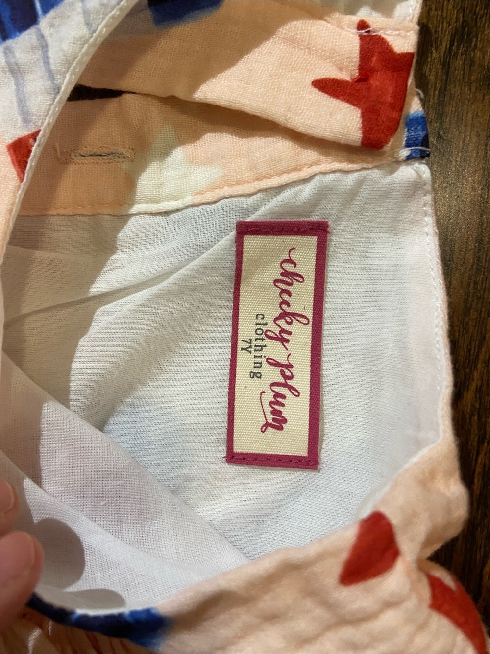 Cheeky Plum Holiday Patriotic 4th of July dress SZ 7 girls - Picture 2 of 7